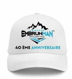 Casquette Blanche Embrunman 40eme