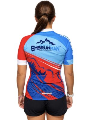 maillot de vélo rouge